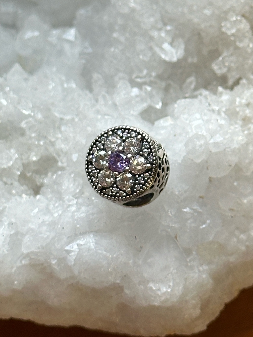 Pandora Sparkling Forget Me Not Charm